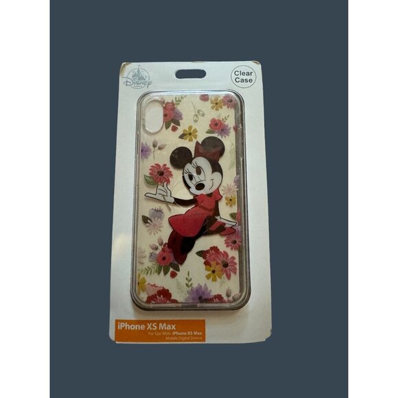 Disney Parks Minnie Mouse iPhone XS Max Clear Floral Case - Picture 6 of 10